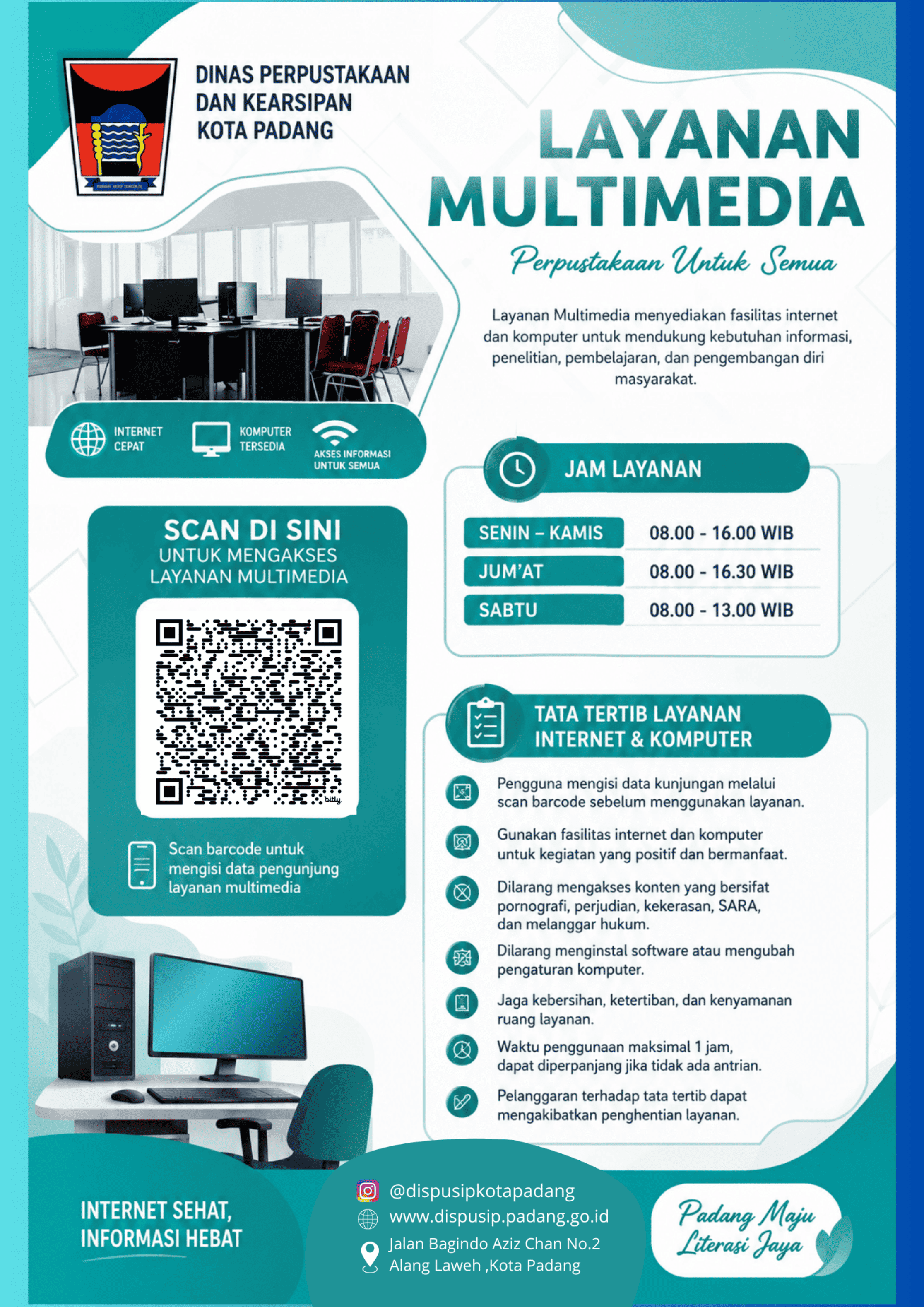 💻🌐 LAYANAN MULTIMEDIA – PERPUSTAKAAN UNTUK SEMUA 📚