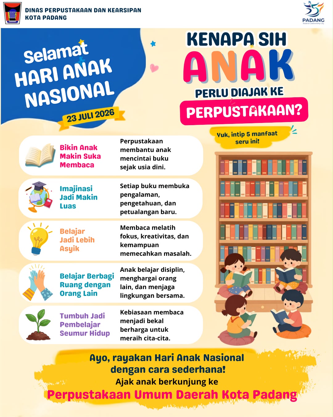 SELAMAT HARI ANAK NASIONAL
